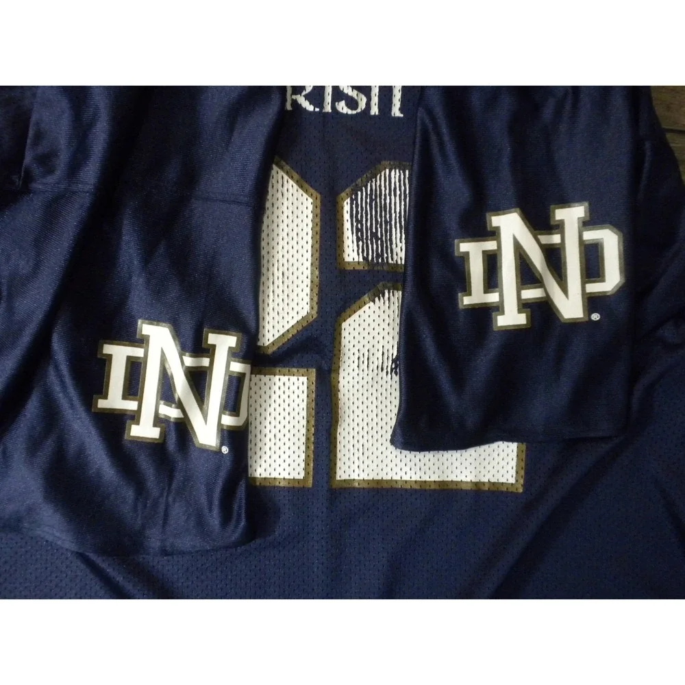 Adidas Notre Dame Jersey 2XL Blue Fighting Irish Football Aneyas Williams #22‎